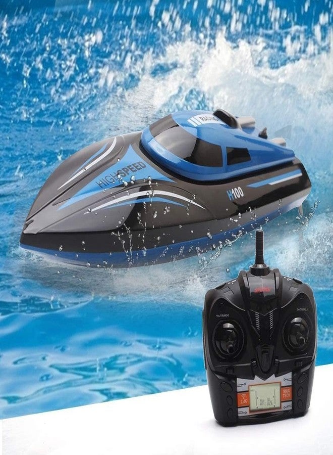 EXOMOON H100 High Speed Remote Control, 2. 4GHz Fast RC Boat, RC Racing Boat with LCD Screen for Pools and Lakes for Outdoor - Image 2